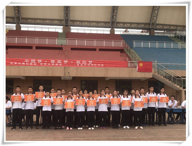 八年级举行团队活动 - 河北省肃宁县育英中学